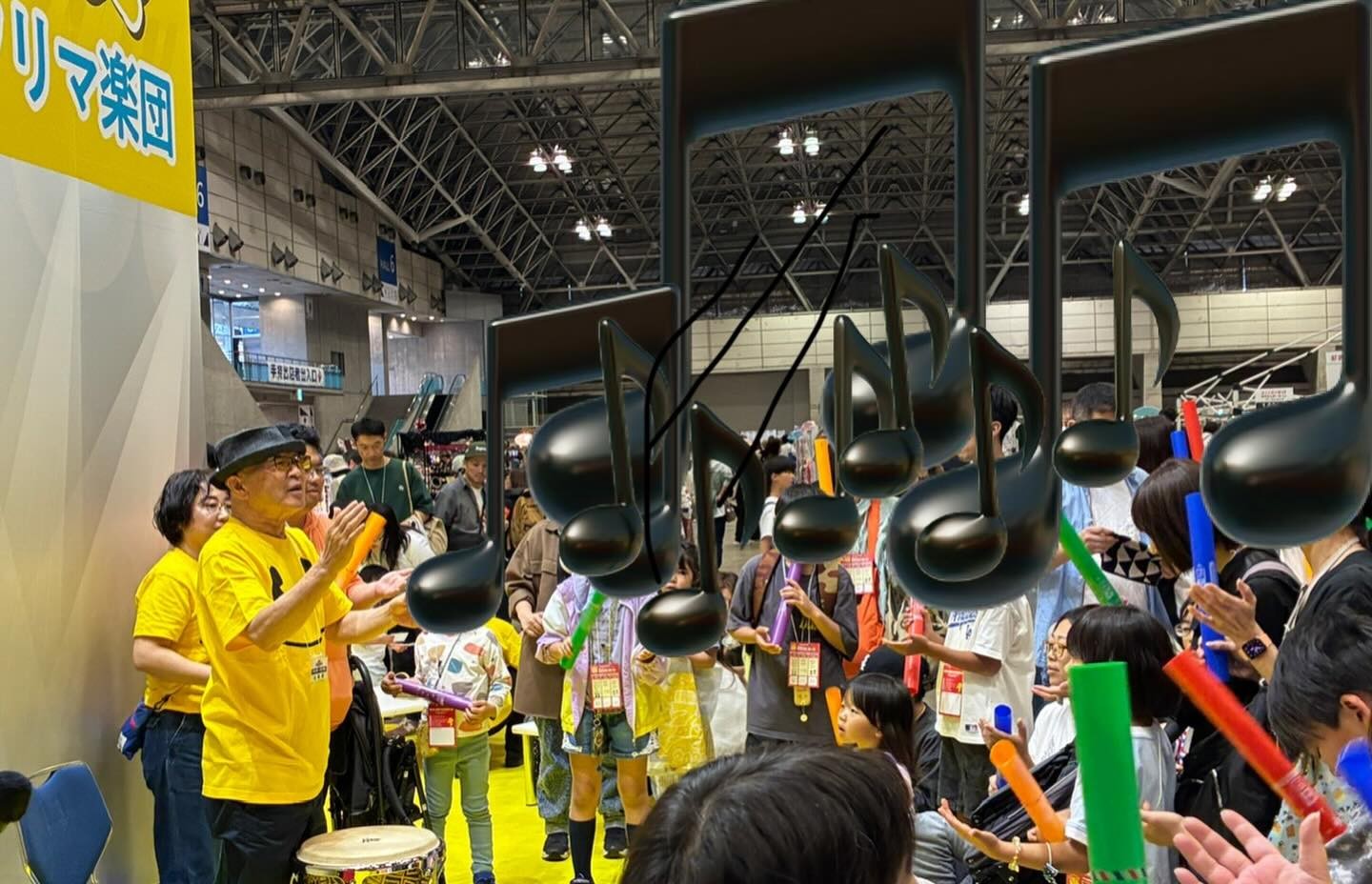Read more about the article 幕張メッセ「どきどきフリーマーケット」でタイコをたたこう！